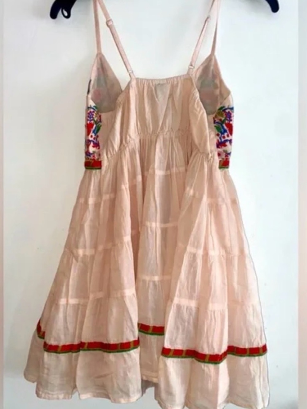 Anthropologie Raga embroidered mini babydoll dress - Picture 4 of 6
